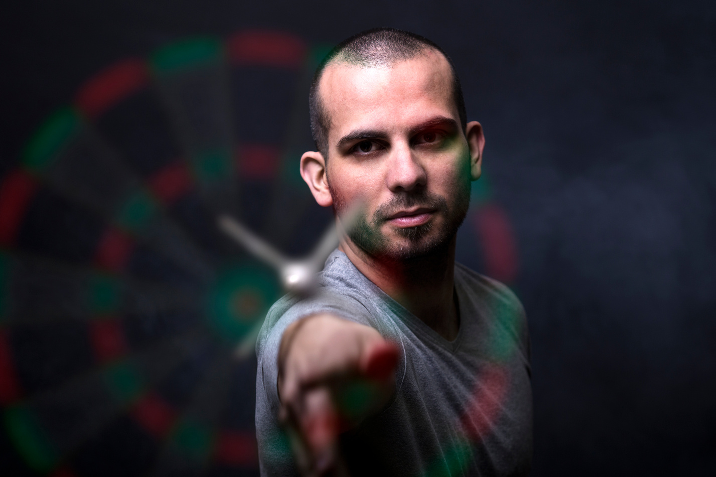 Shooting darts